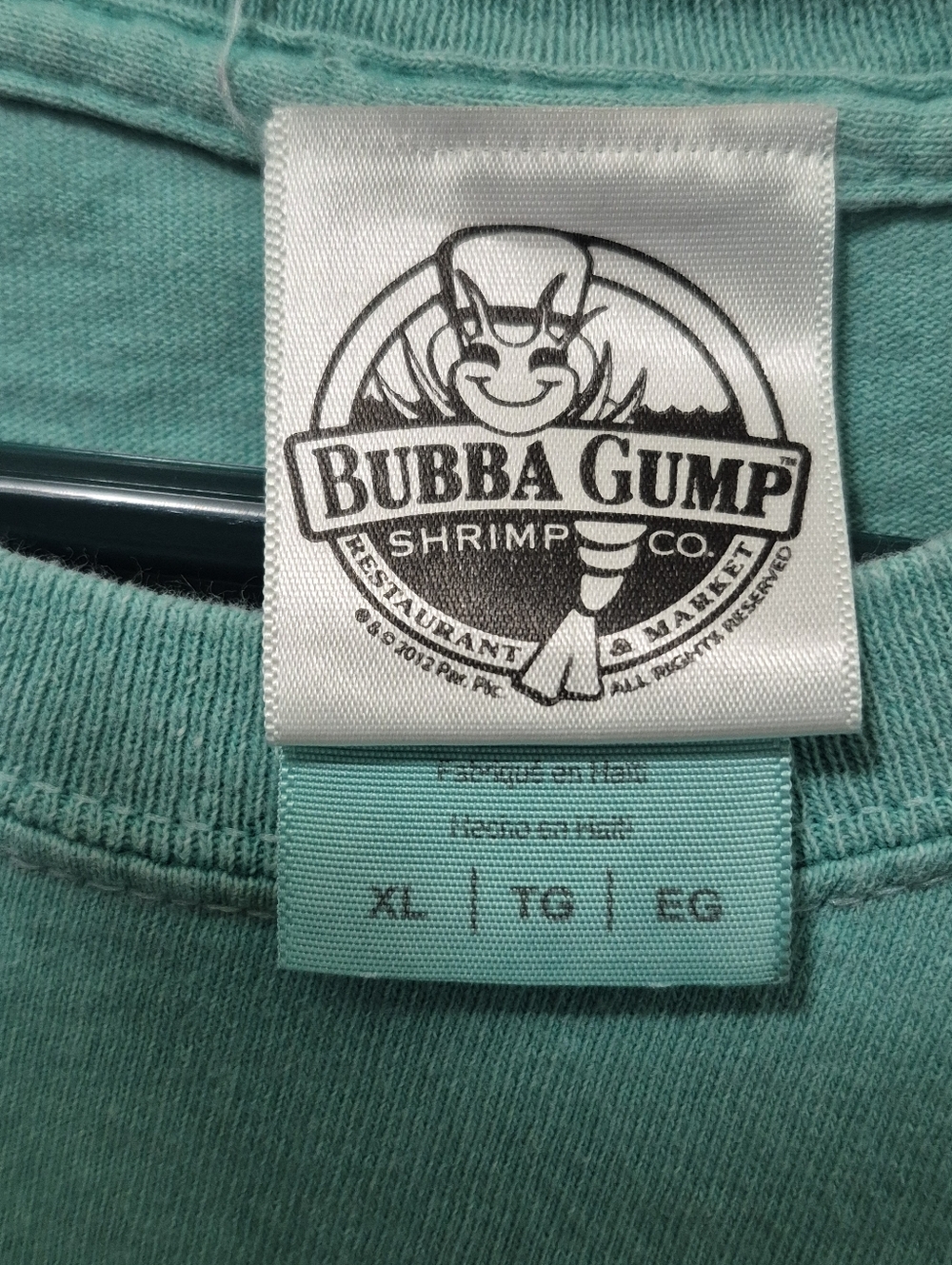 Mens Vintage Bubba Gump Times Square New York T Shirt Size XL - Picture 2 of 2